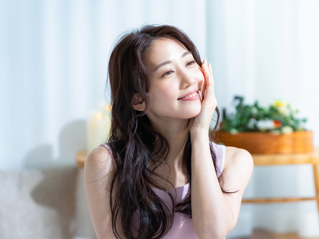 UVカットカーテンによってお肌を守り美容対策にもつながっている。